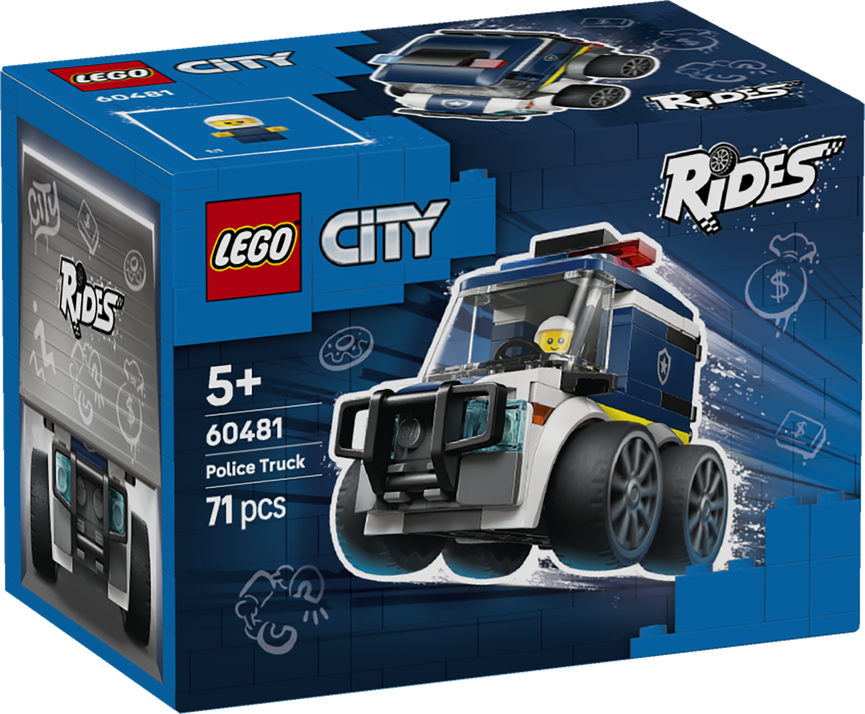 LEGO® City Fordon – polisbil Bygg- och lekset 60481
