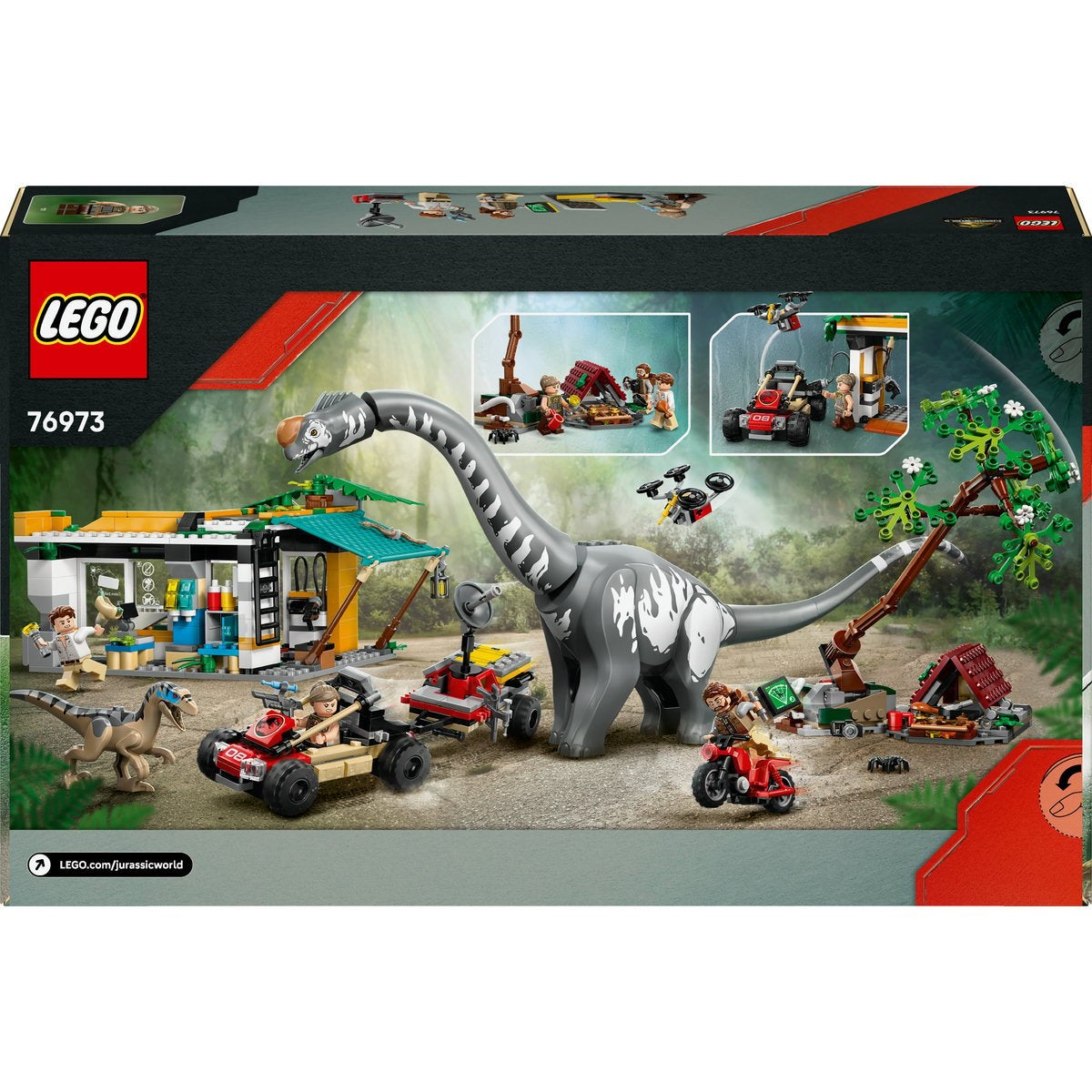 LEGO Jurassic World 76973, Spårningsuppdrag med raptor och titanosaurus