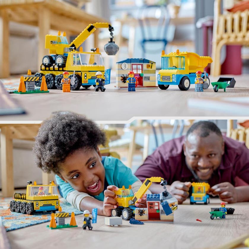 LEGO City 60391, Byggfordon och kran med rivningskula