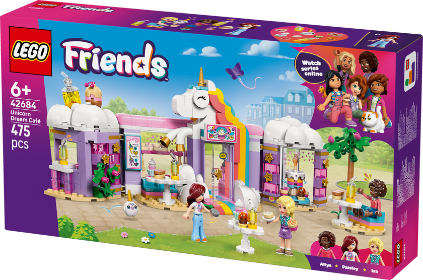 LEGO® Friends Enhörningsdrömkafé Lekset för låtsaslek 42684
