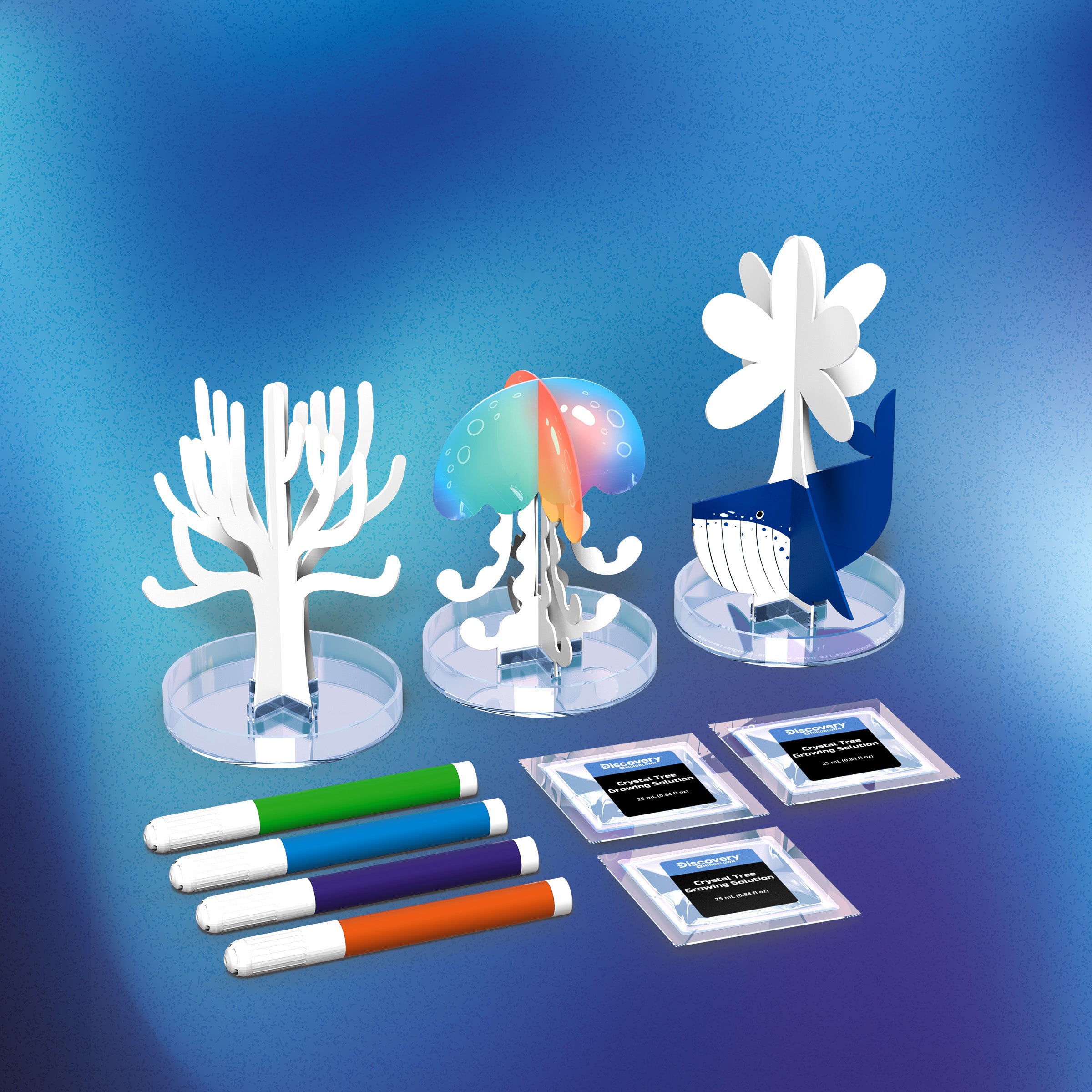 Discovery - Crystal Grow Kit Sea Creations 3 Creatures