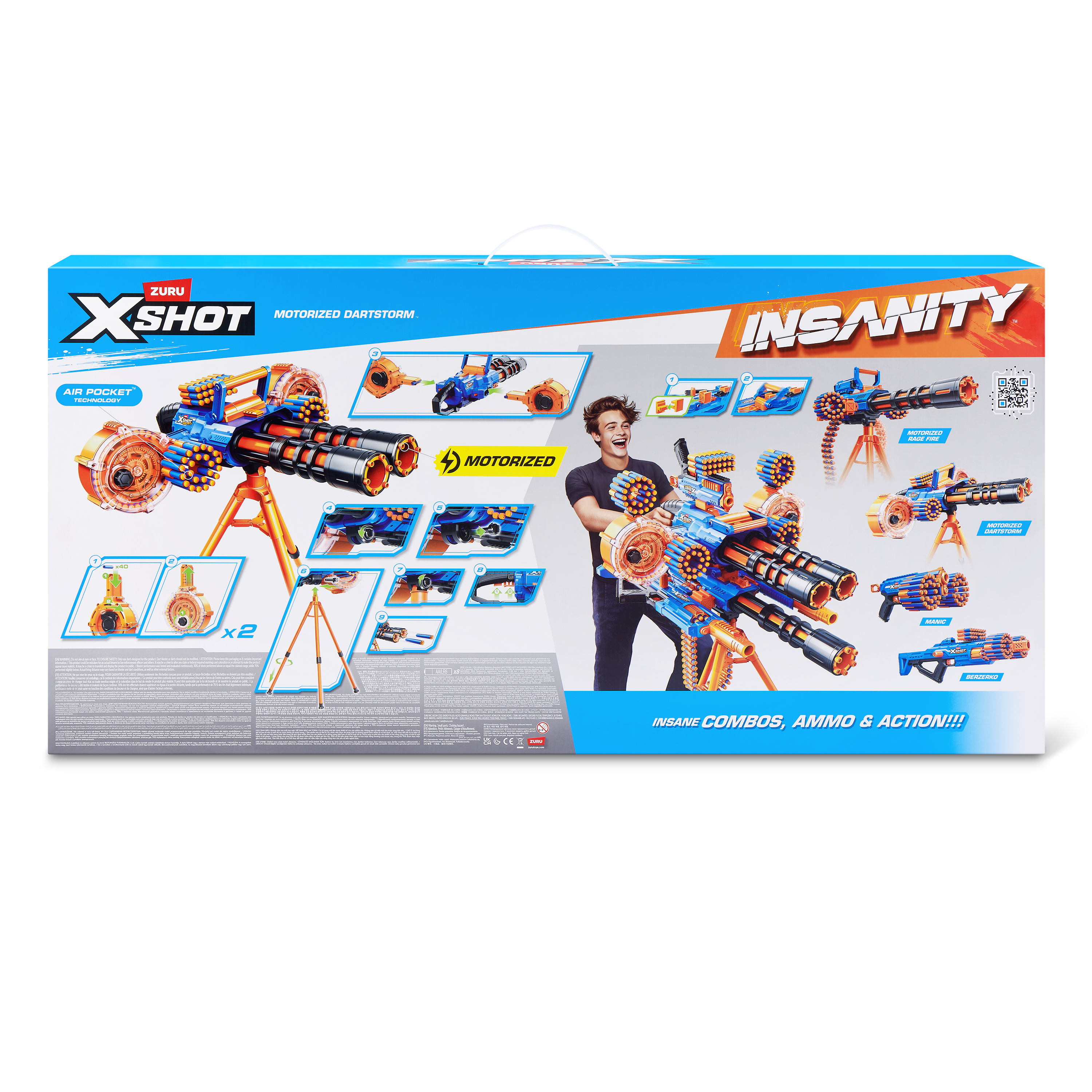 XSHOT Insanity Motoriserad Blaster