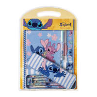 STITCH, Stort skrivset med plåtpennskrin & A4 anteckningsbok