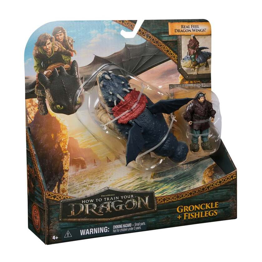 Dragons Movie Viking & Dragon, Gronckle&Fishlegs