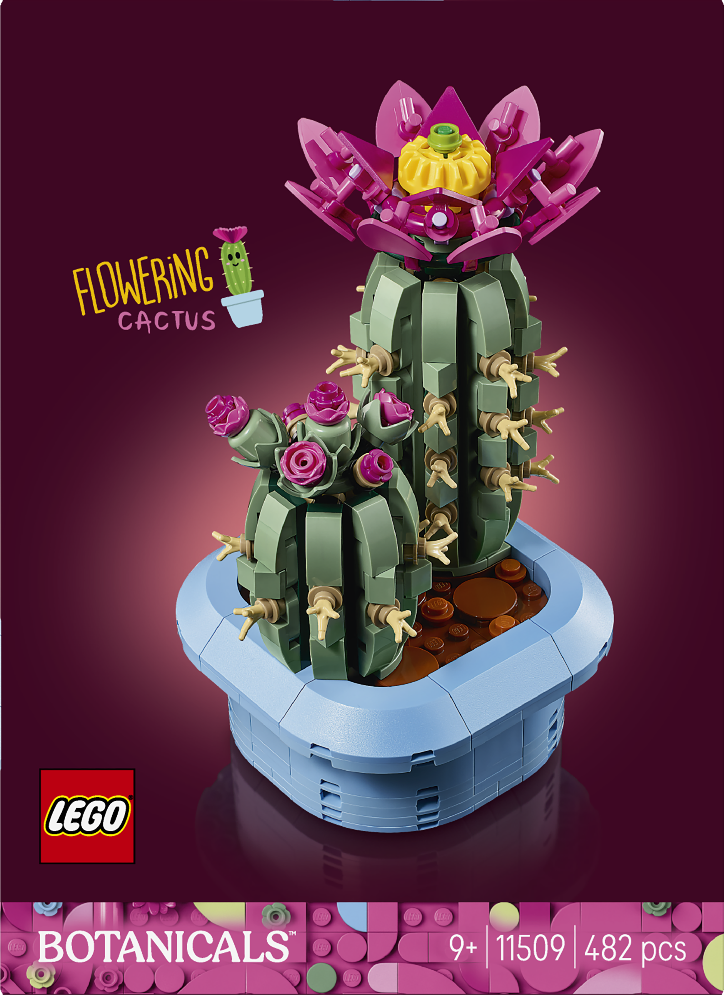 LEGO® Botanicals Blommande kaktus Växtprydnad 11509
