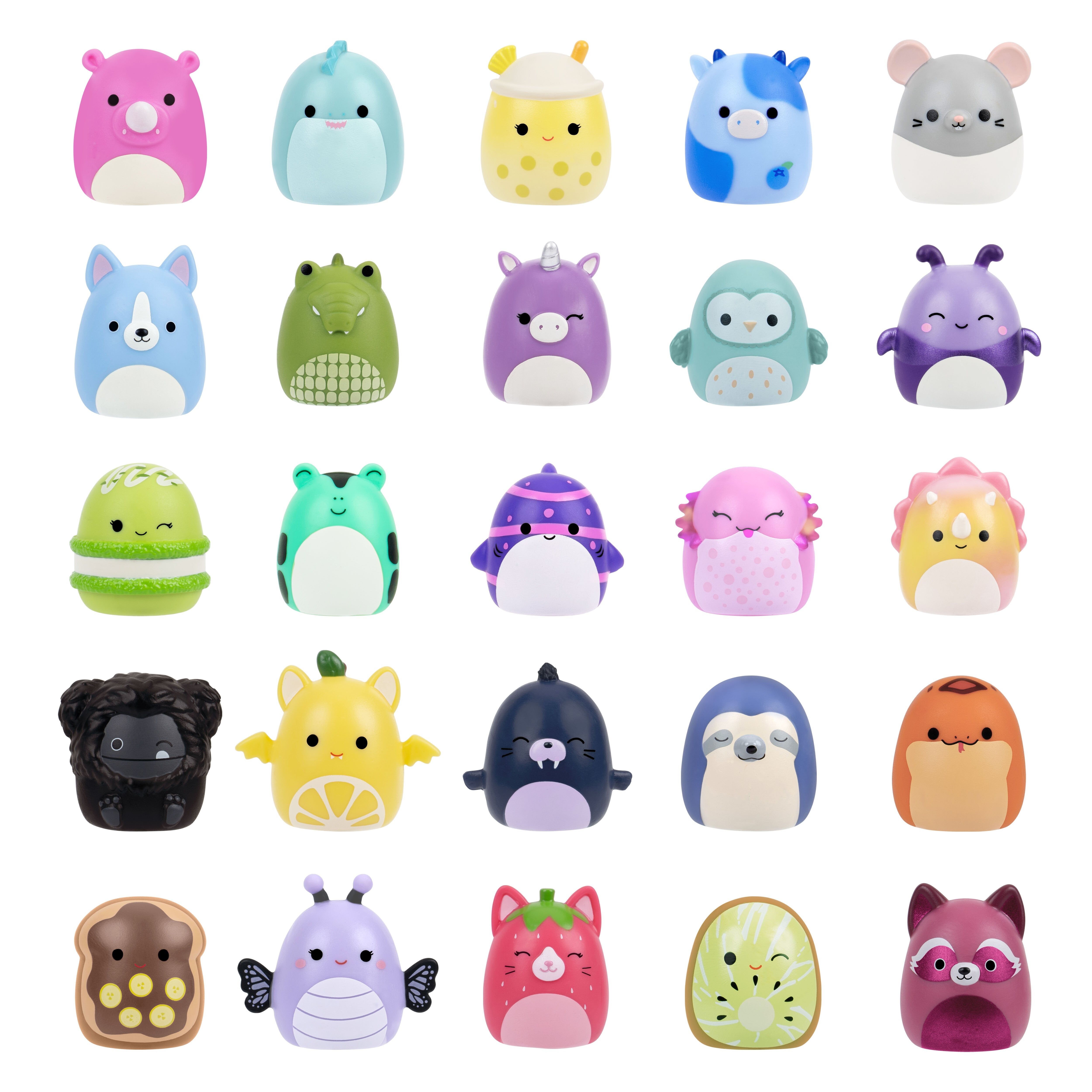 Squish-a-longs gummibollar 2,5 cm 25-pack