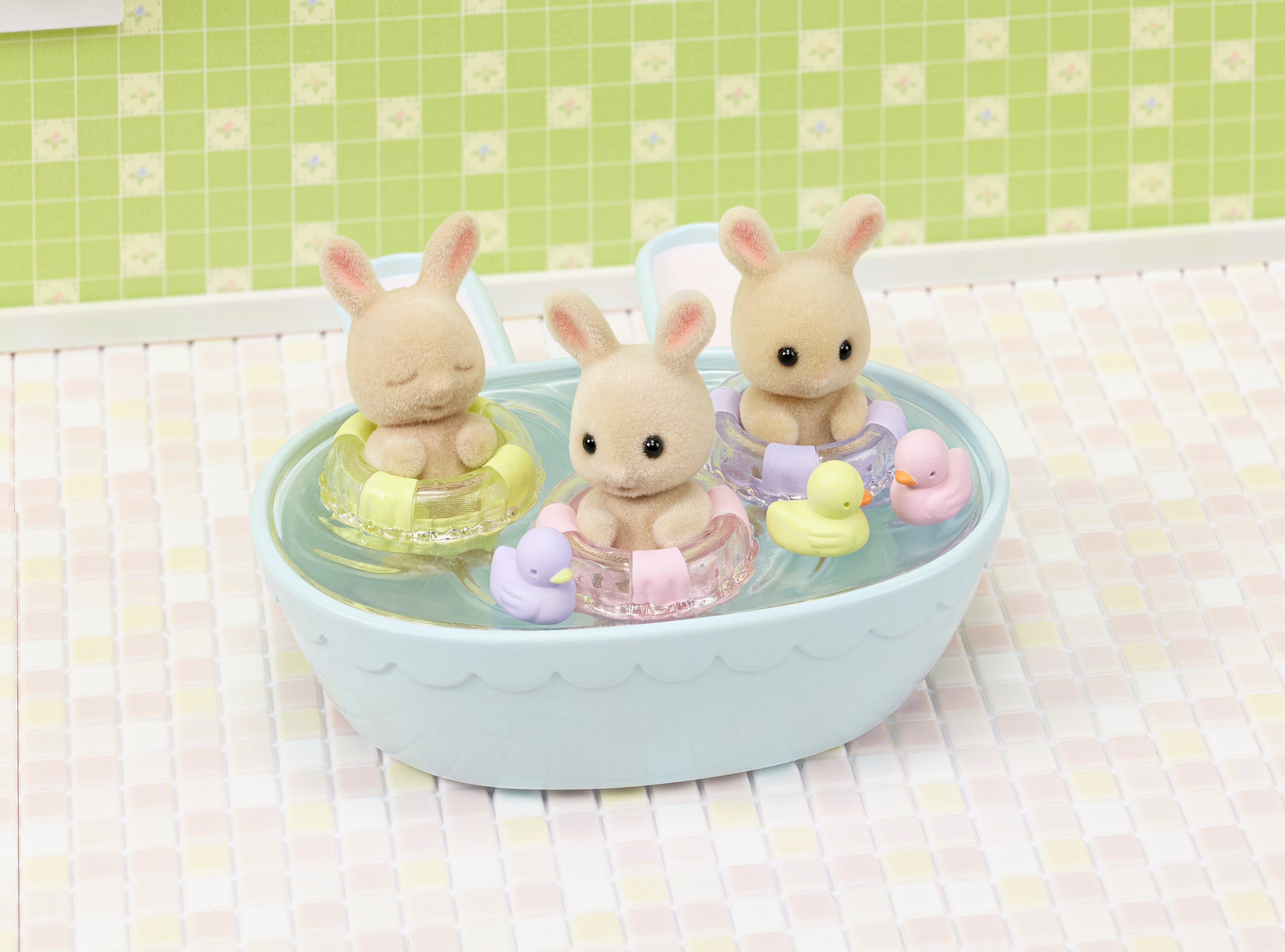 Sylvanian Families - Trillingbebisarnas badpaket