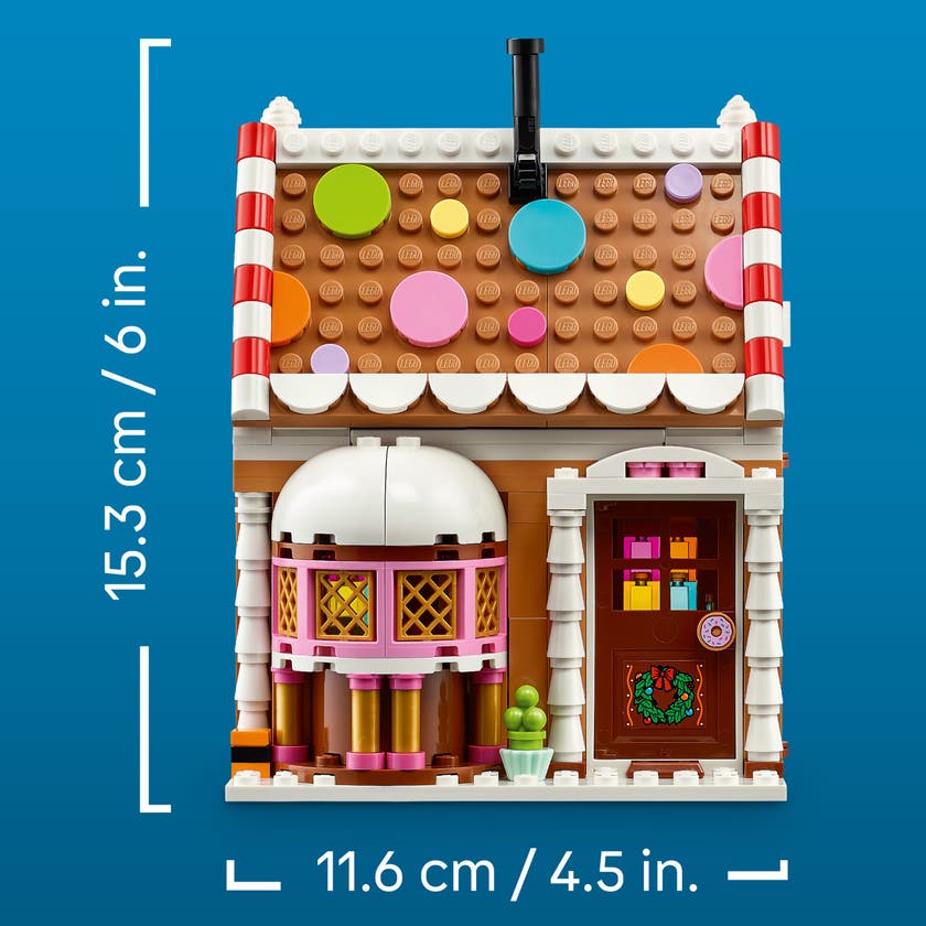 LEGO® Iconic Juligt pepparkakshus 40809