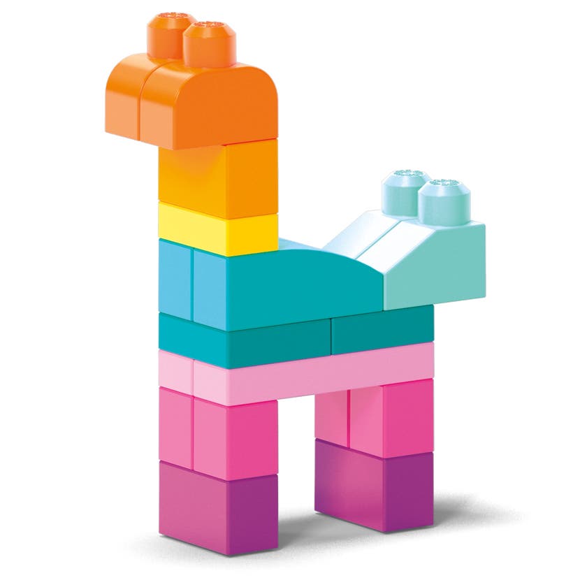 Mega Bloks Big Building Bag (60 klossar) - Pink