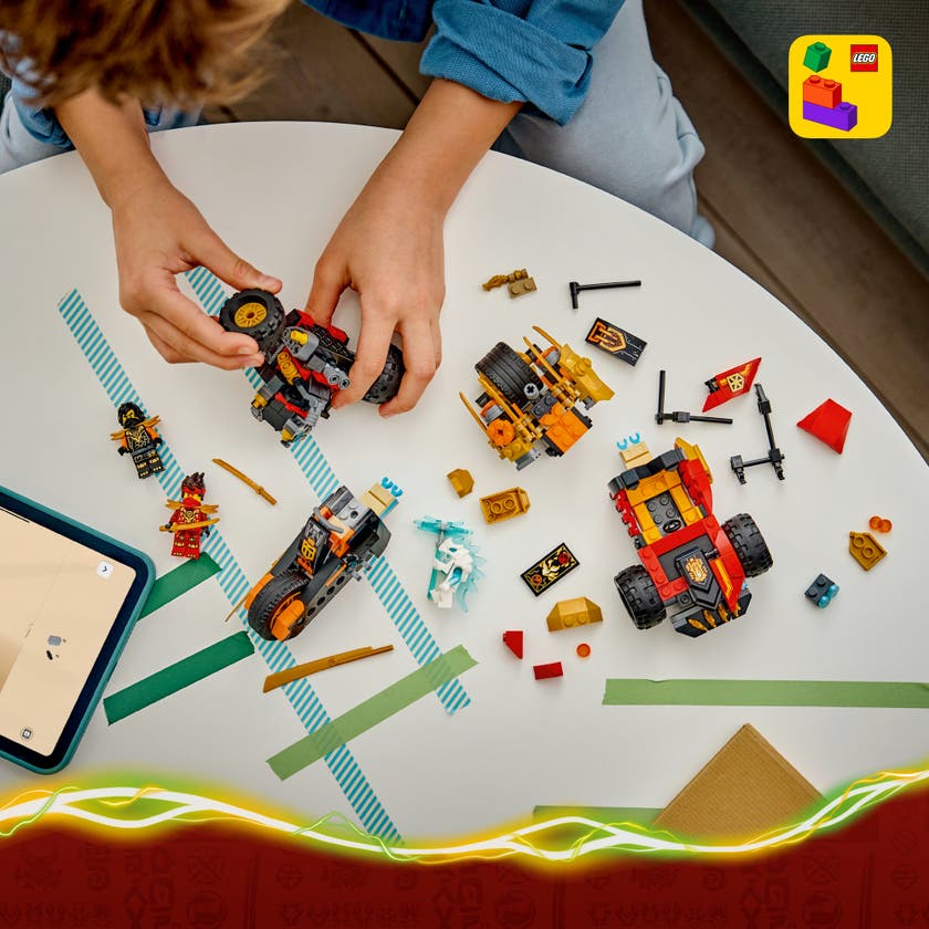 LEGO® NINJAGO® Kai och Coles kombinationsfordon Leksak 71864