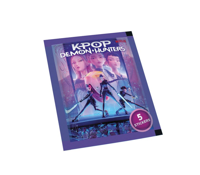 K-Pop Demon Hunters Sticker Album + 2 Blind Bags SE/FI