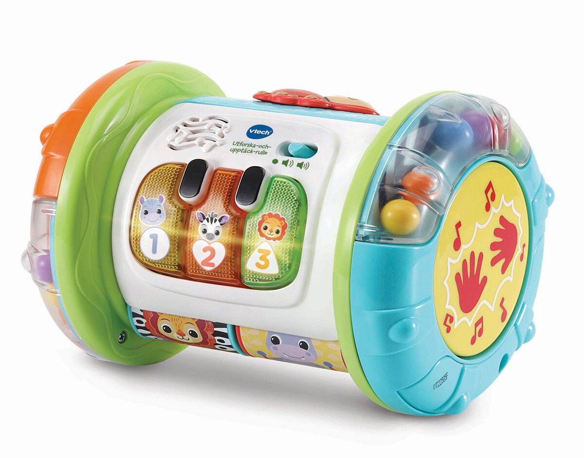 Vtech, 2- In 1 Rolling Explorer Drum