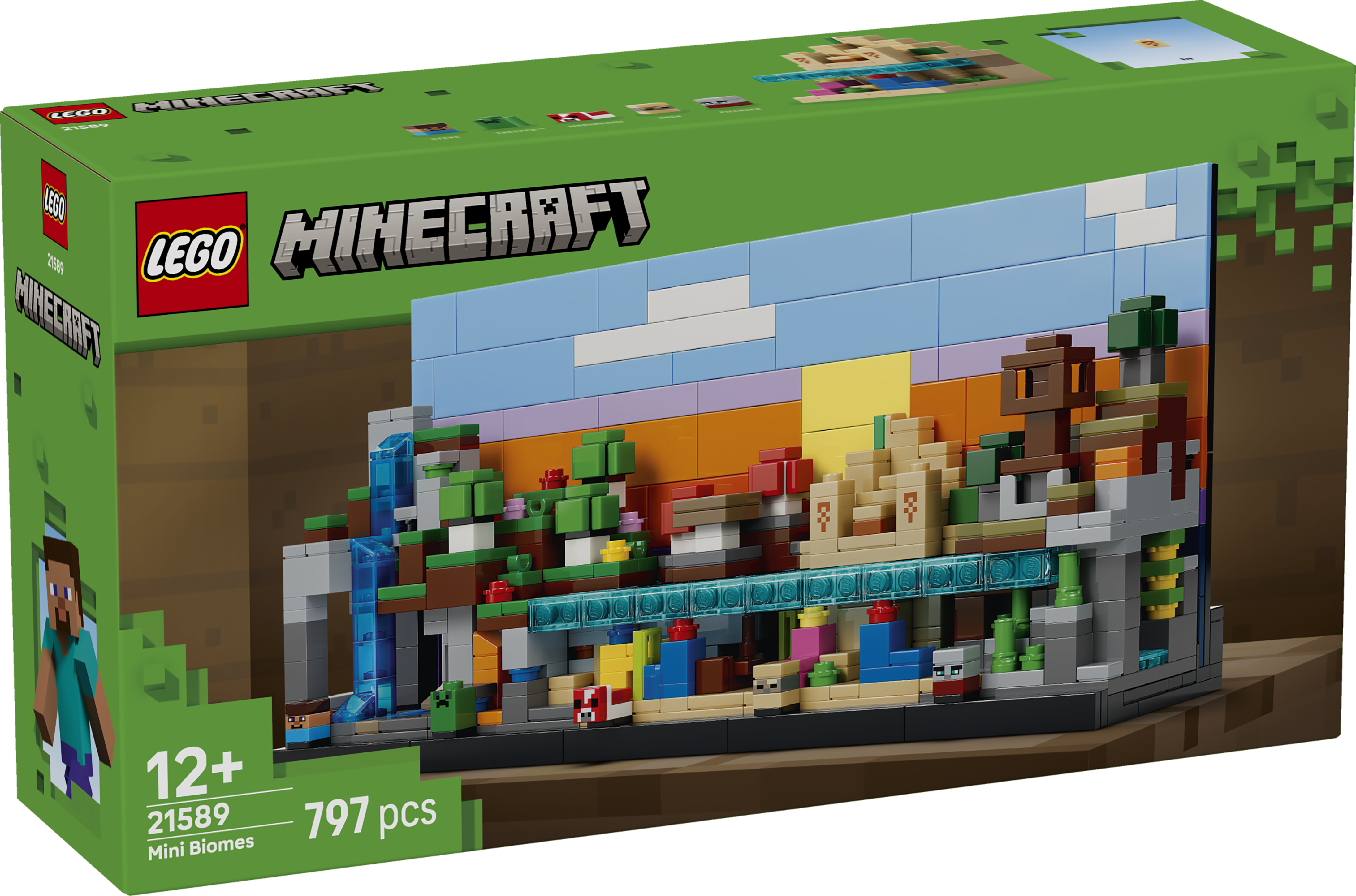 LEGO® Minecraft® Minilandskap Byggset med spelkonst 21589