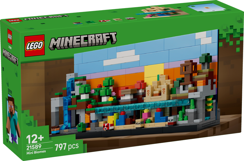 LEGO® Minecraft® Minilandskap Byggset med spelkonst 21589