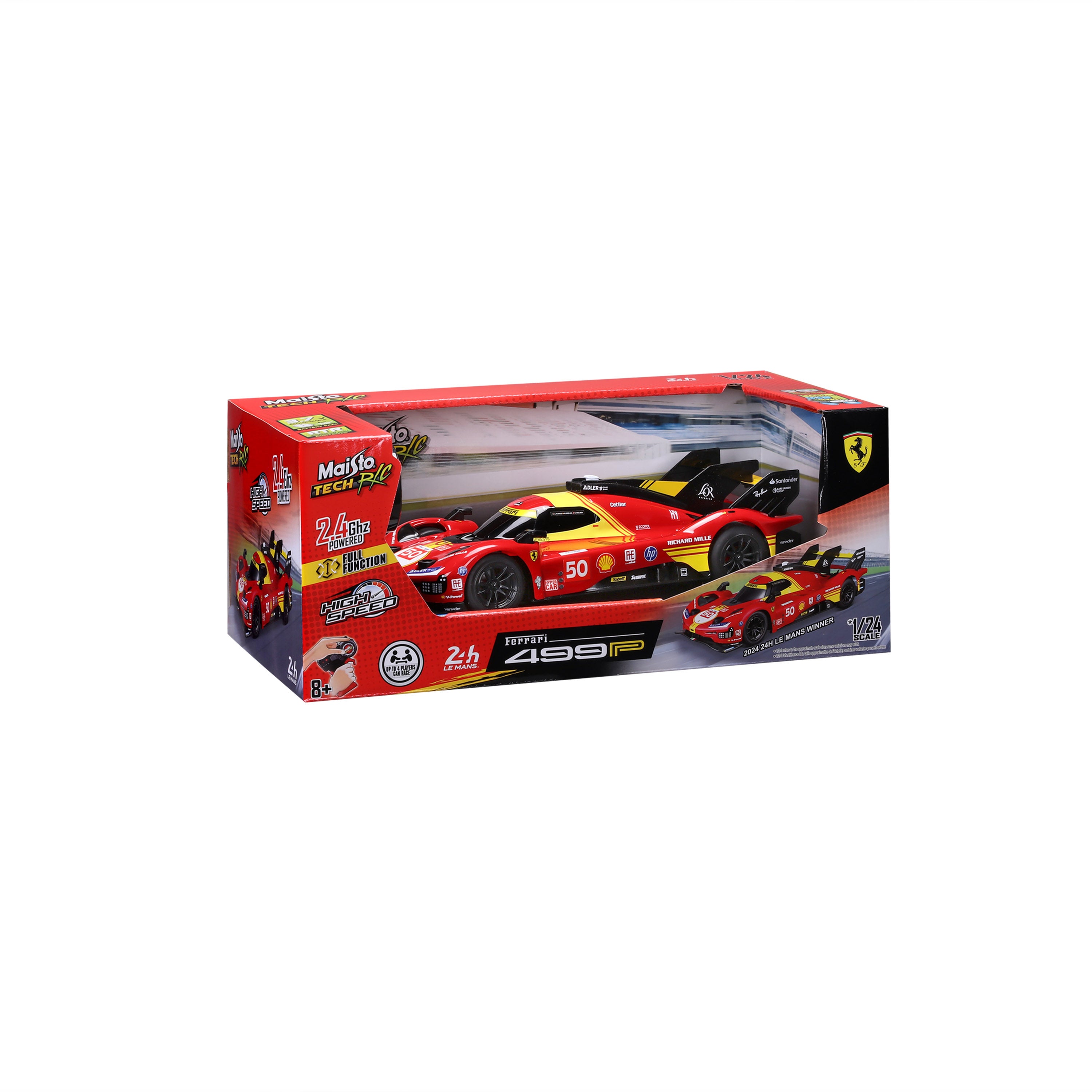 Ferrari 499P fjärrstyrd Le Mans-mästare 1:24