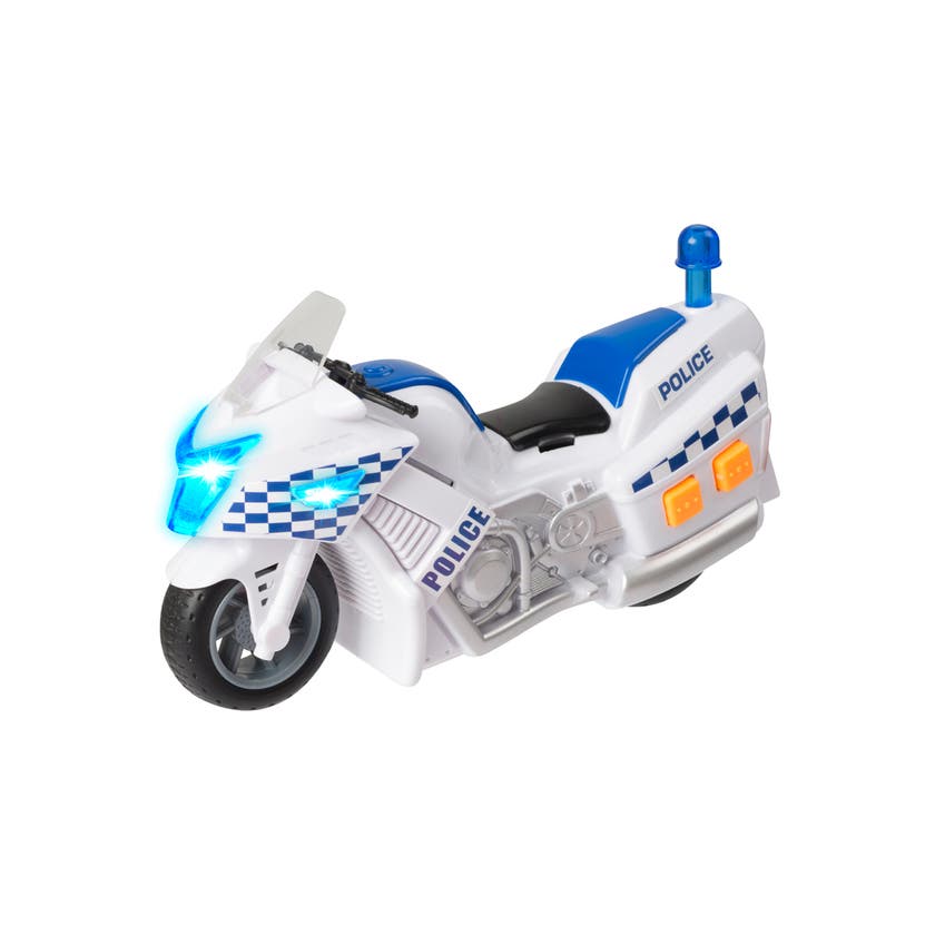 Teamsterz, Polismotorcykel Med Ljus O Ljud