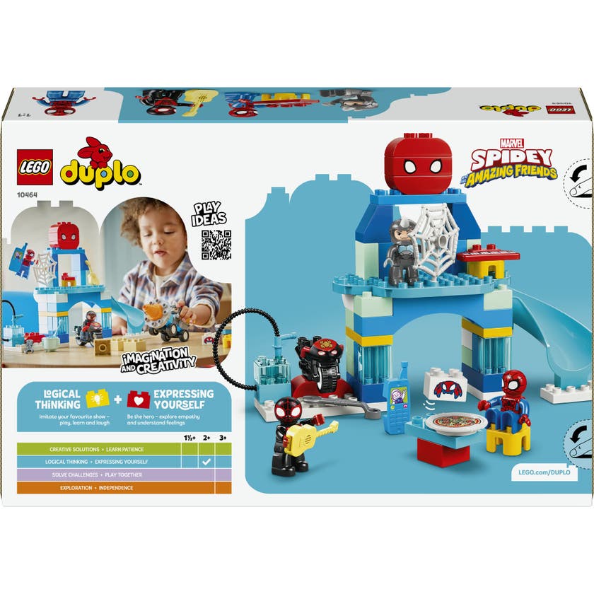 LEGO® DUPLO® │ Marvel Team Spideys nätkvarter 10464