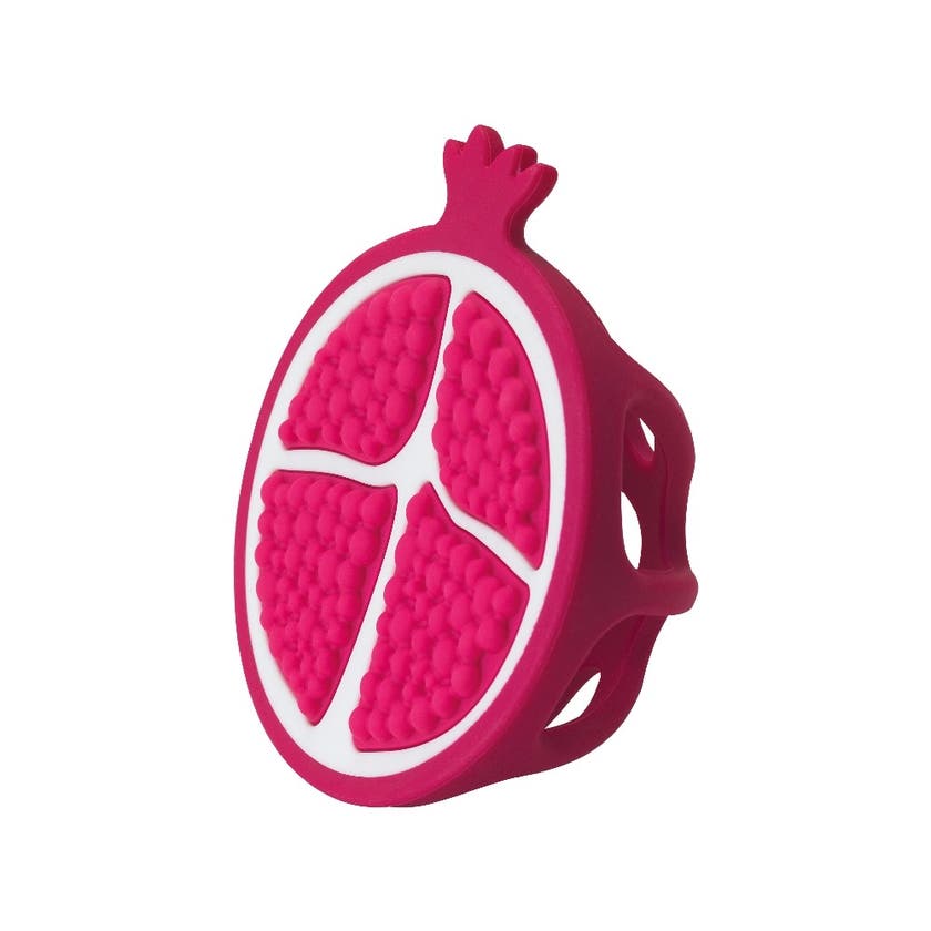 Infantino, Silicone Teether - Pomegranate