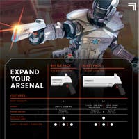 Sharper Image Laser Handtank Battle Pack