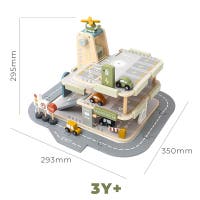 NAP Garage i trä för leksaksbilar