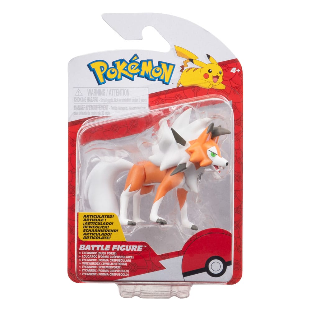 Pokemon, Battle Figure, Lycanroc (Dusk Form)