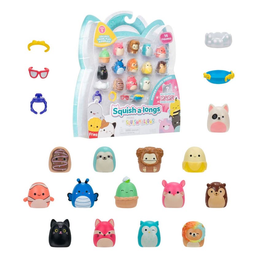 Squishalongs 2,5 Cm 14 Pack