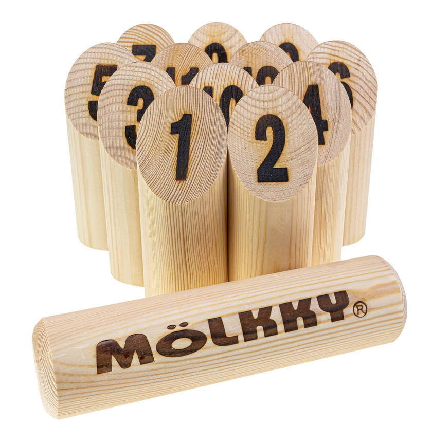 Mölkky Go Refresh, med Original spelpjäser SE