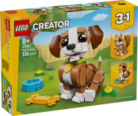 Byggsetet LEGO® Creator 3-i-1 Söta djur: lekfull valp 31382