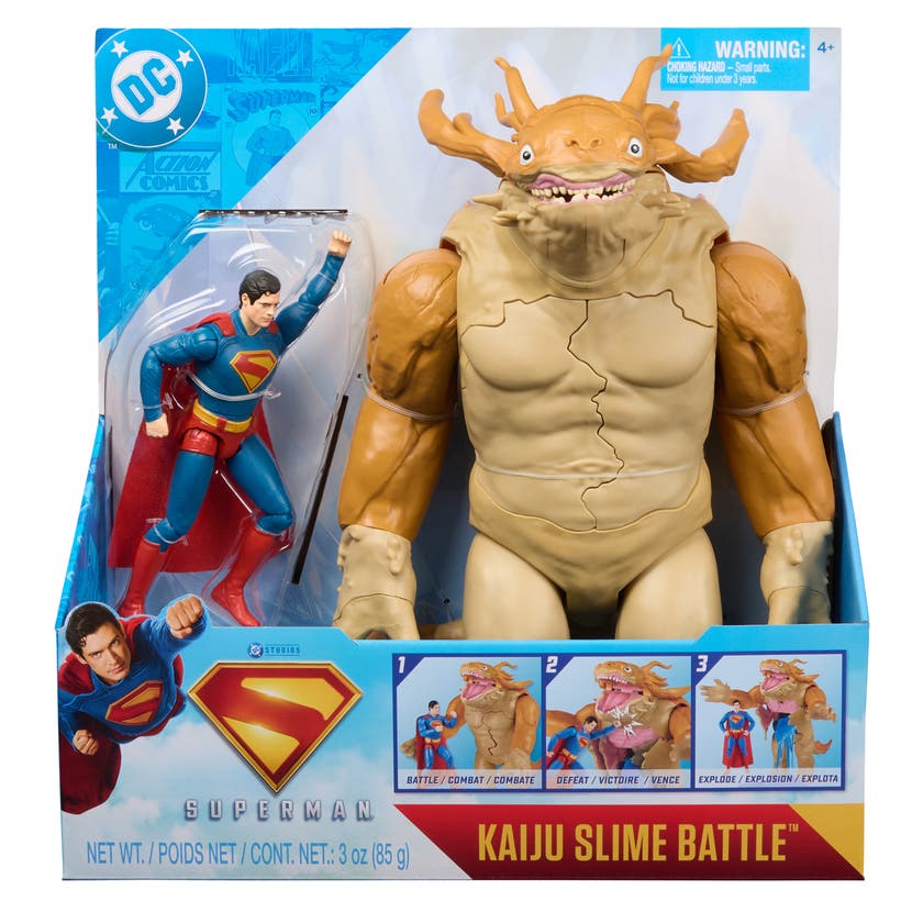Superman Movie Kaiju Slime Explosion Battle