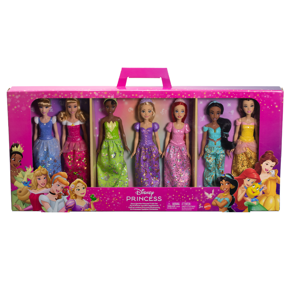 Disney Princess Fashion Doll 7-pack