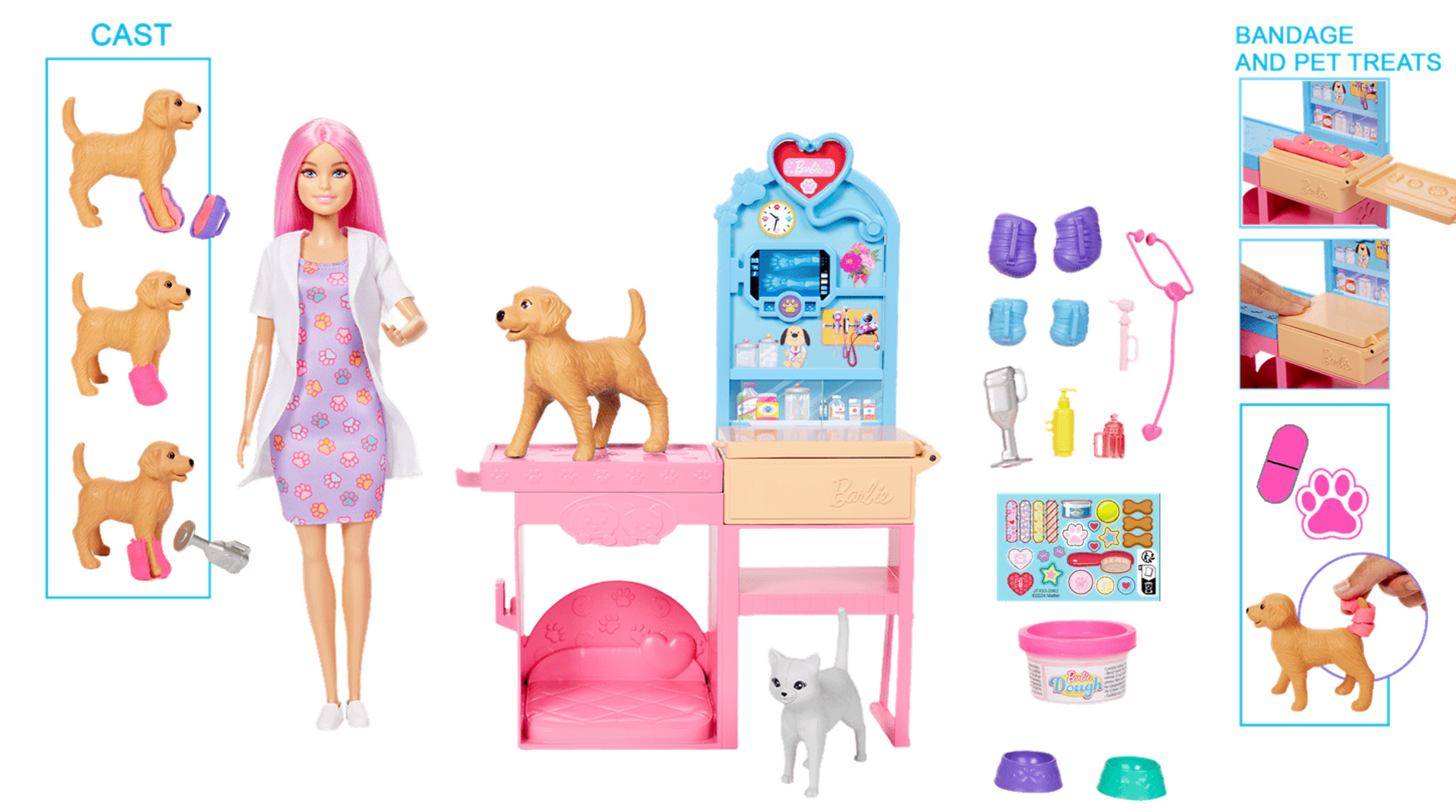 Barbie Fast Cast Pet Vet Clinic