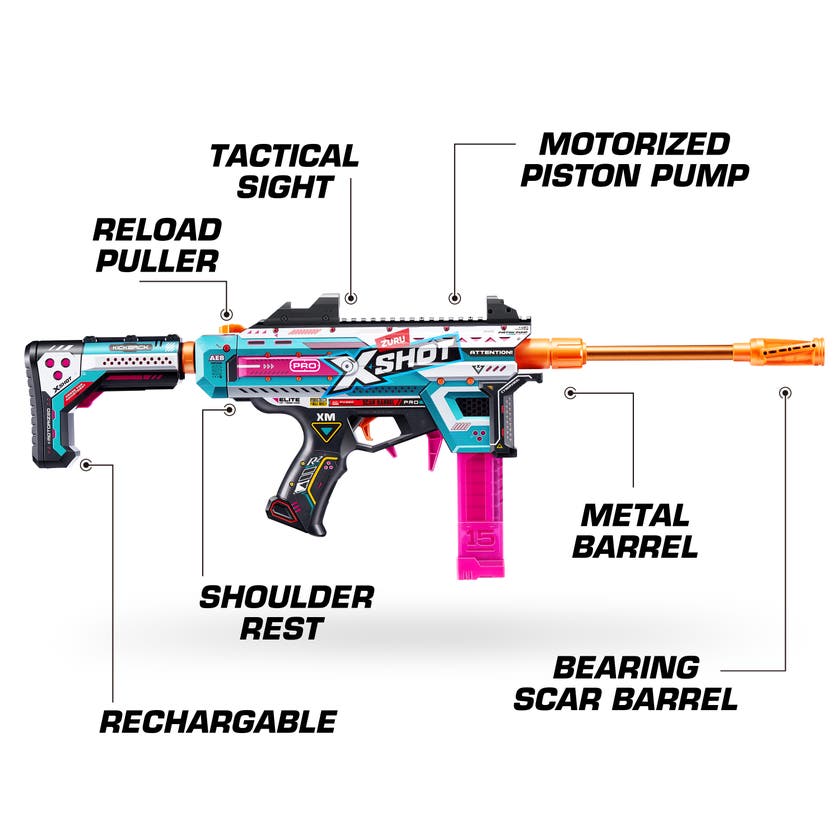 ZURU XSHOT Pro Motoriserad Pilblaster