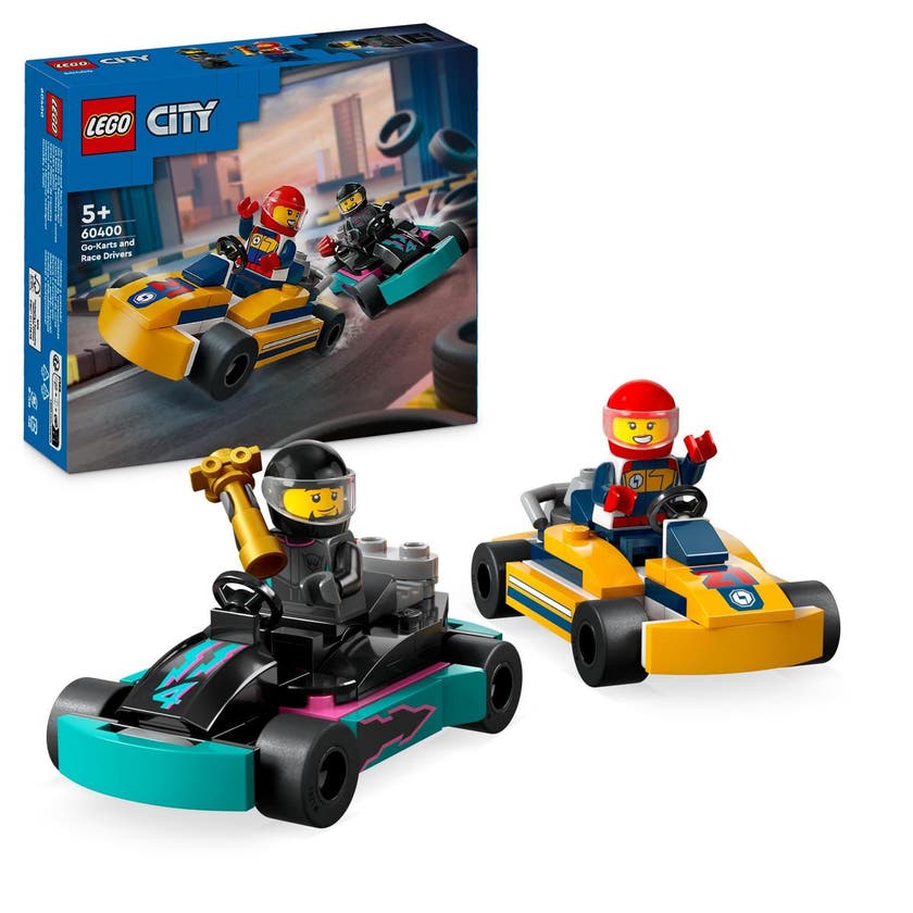 LEGO City 60400, Gokarter och racerförare