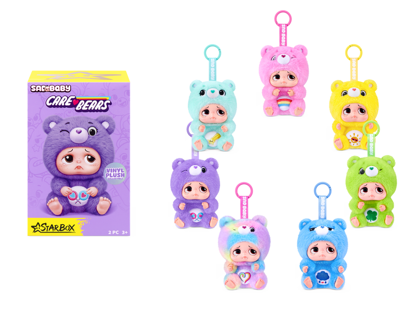 Care Bears Sad Baby Nyckelringar Blindbox