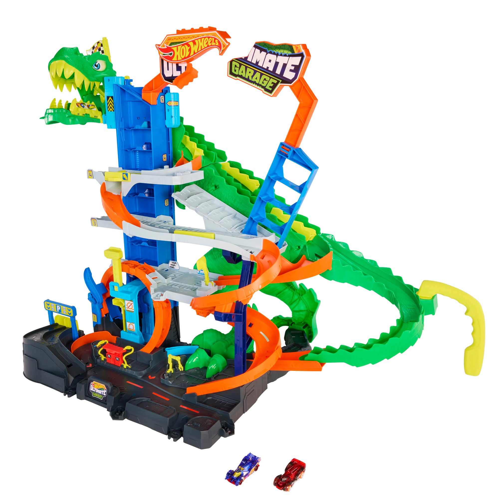 Hot Wheels City Ultimate T-Rex Garage