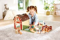 Hape Happy Farm Playset
