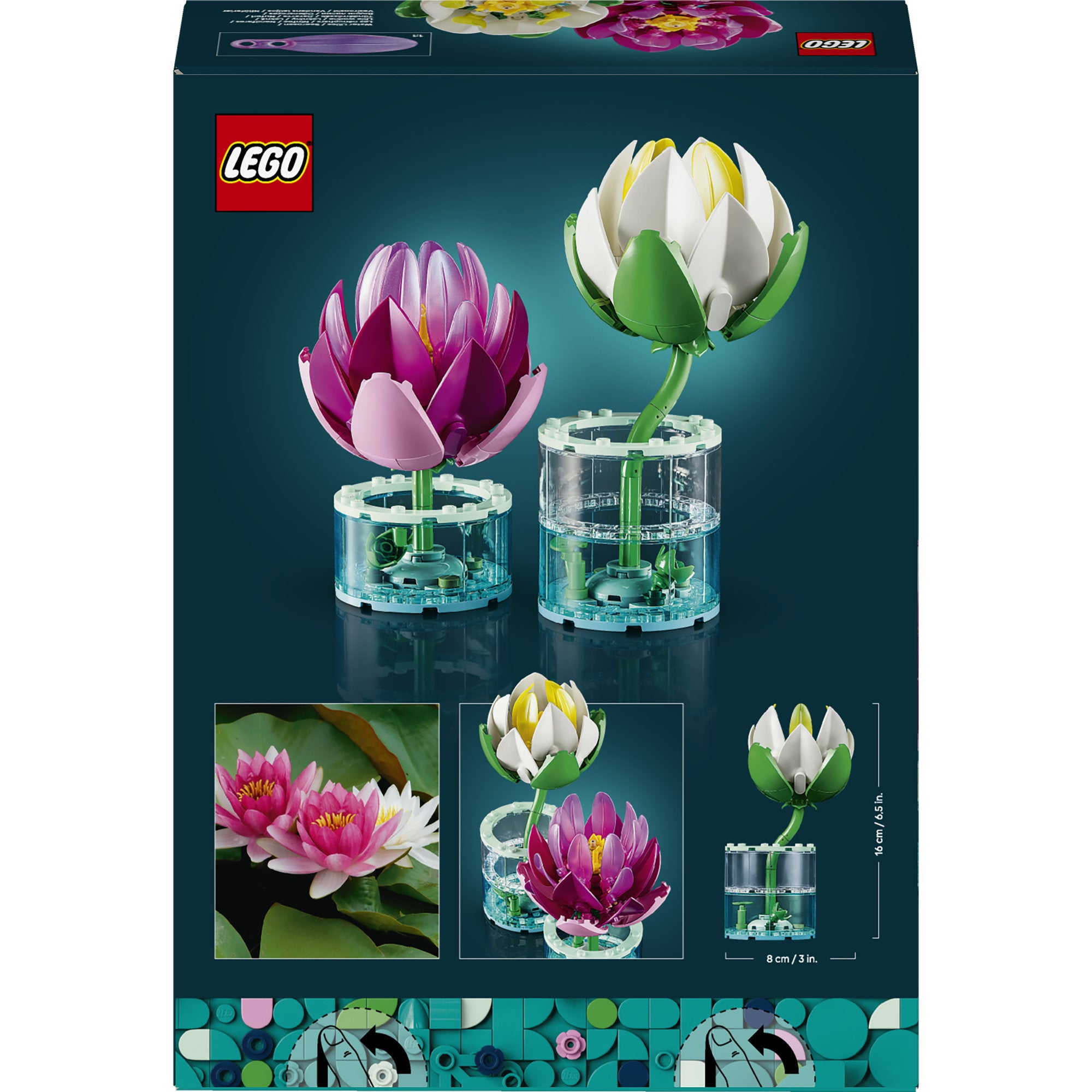 LEGO® Botanicals Näckrosor Byggset med blommor 11511