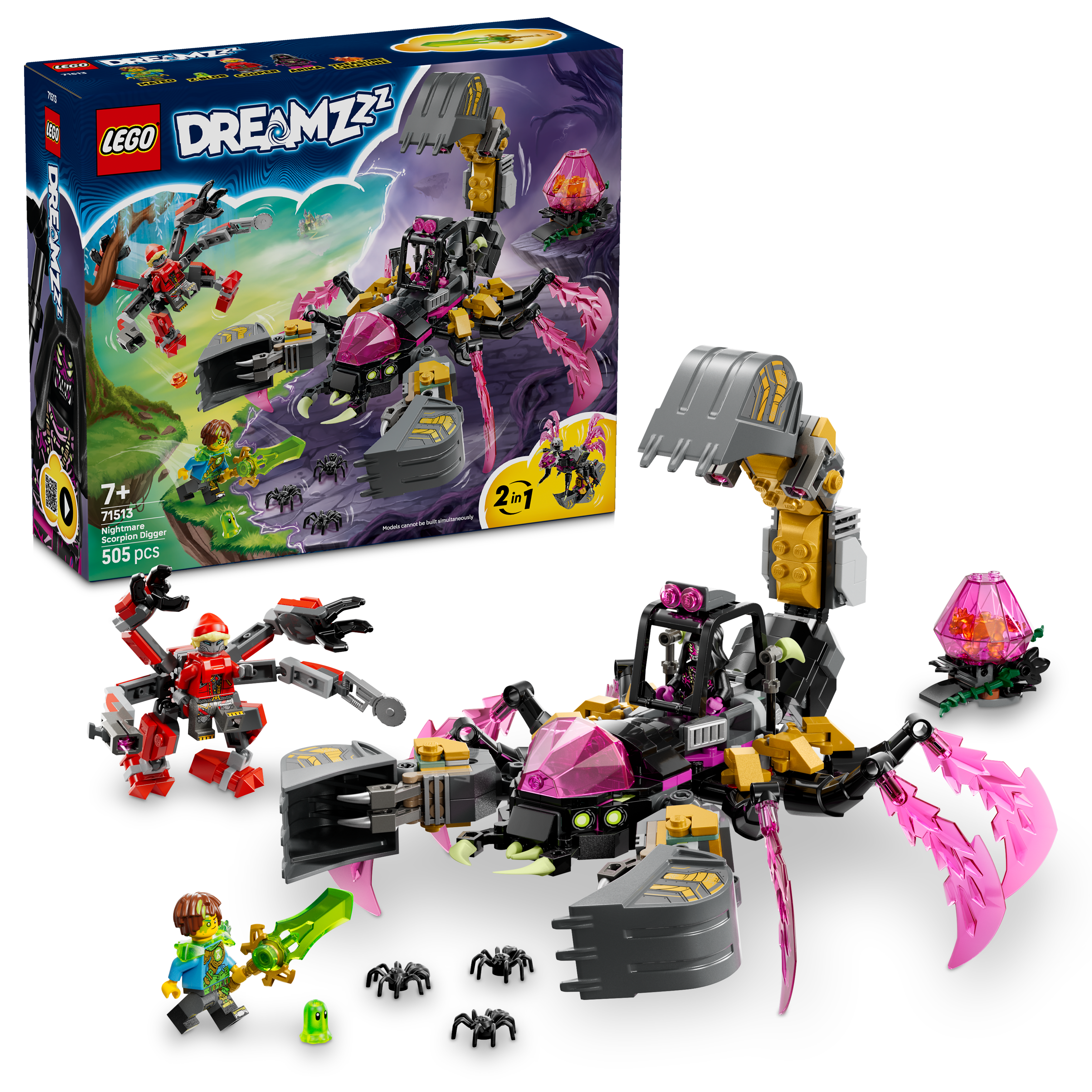 LEGO® DREAMZzz™ Mardrömmarnas skorpiongrävare Byggleksak 71513