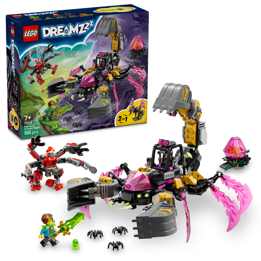 LEGO® DREAMZzz™ Mardrömmarnas skorpiongrävare Byggleksak 71513