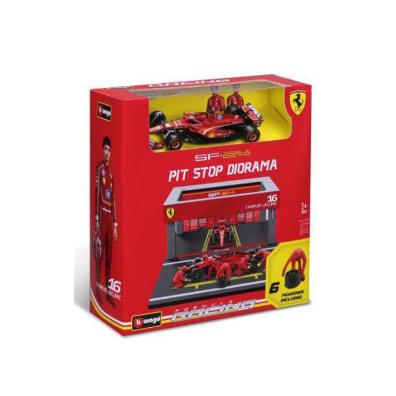 Burago Pit Pass - Ferrari SF-24 2024