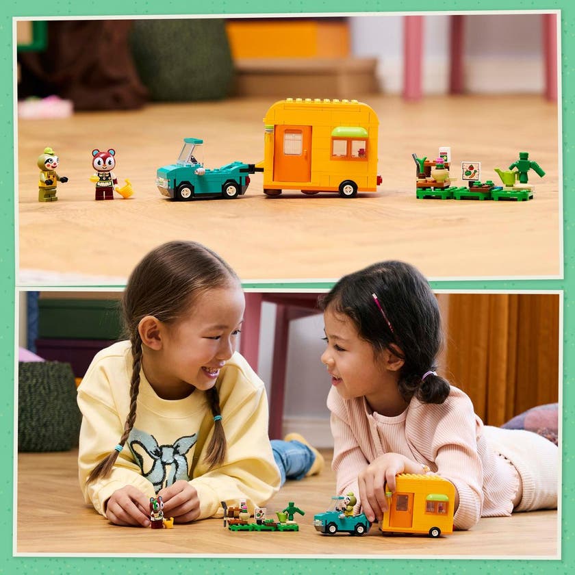 LEGO Animal Crossing 77054, Leif med husvagn och trädgårdsbutik