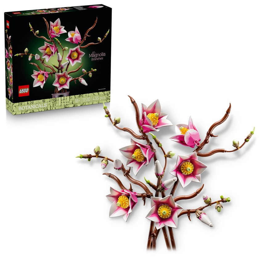 LEGO® Botanicals Magnoliagrenar Blomsterprydnad 11510