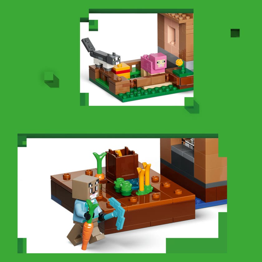 LEGO® Minecraft® Byattack med uppväckare Lekset 21596