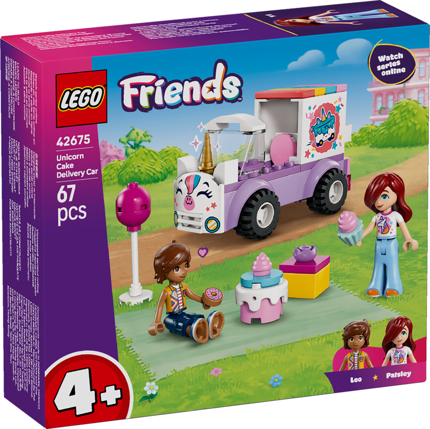 LEGO® Friends Enhörningsbil för tårtleveranser Leksak 42675