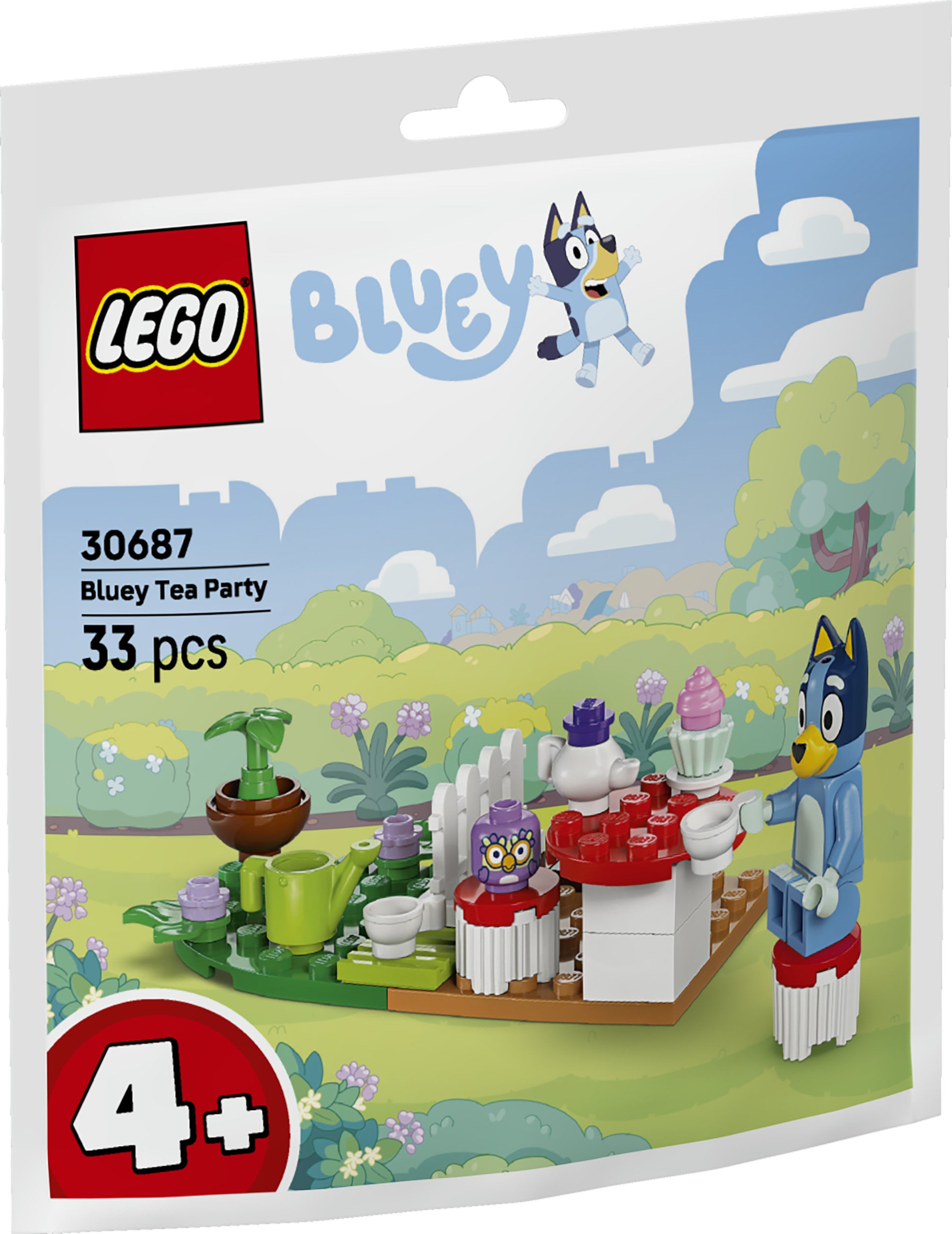 LEGO Bluey 30687, Blueys tebjudning