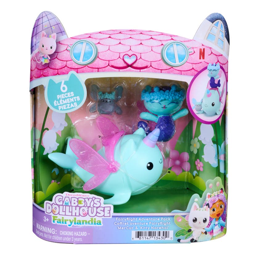 Gabby's Dollhouse MerCat & Kitty Narwhal Äventyrset