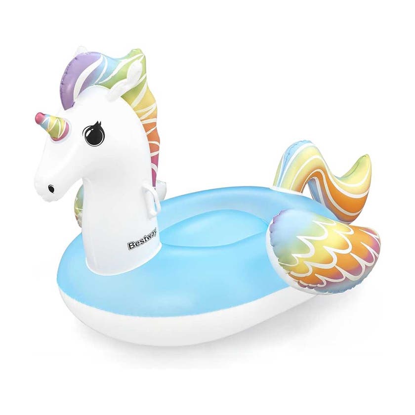 Bestway, 61" X 47"/1.55M X 1.19M Fantasy Unicorn Ride-On