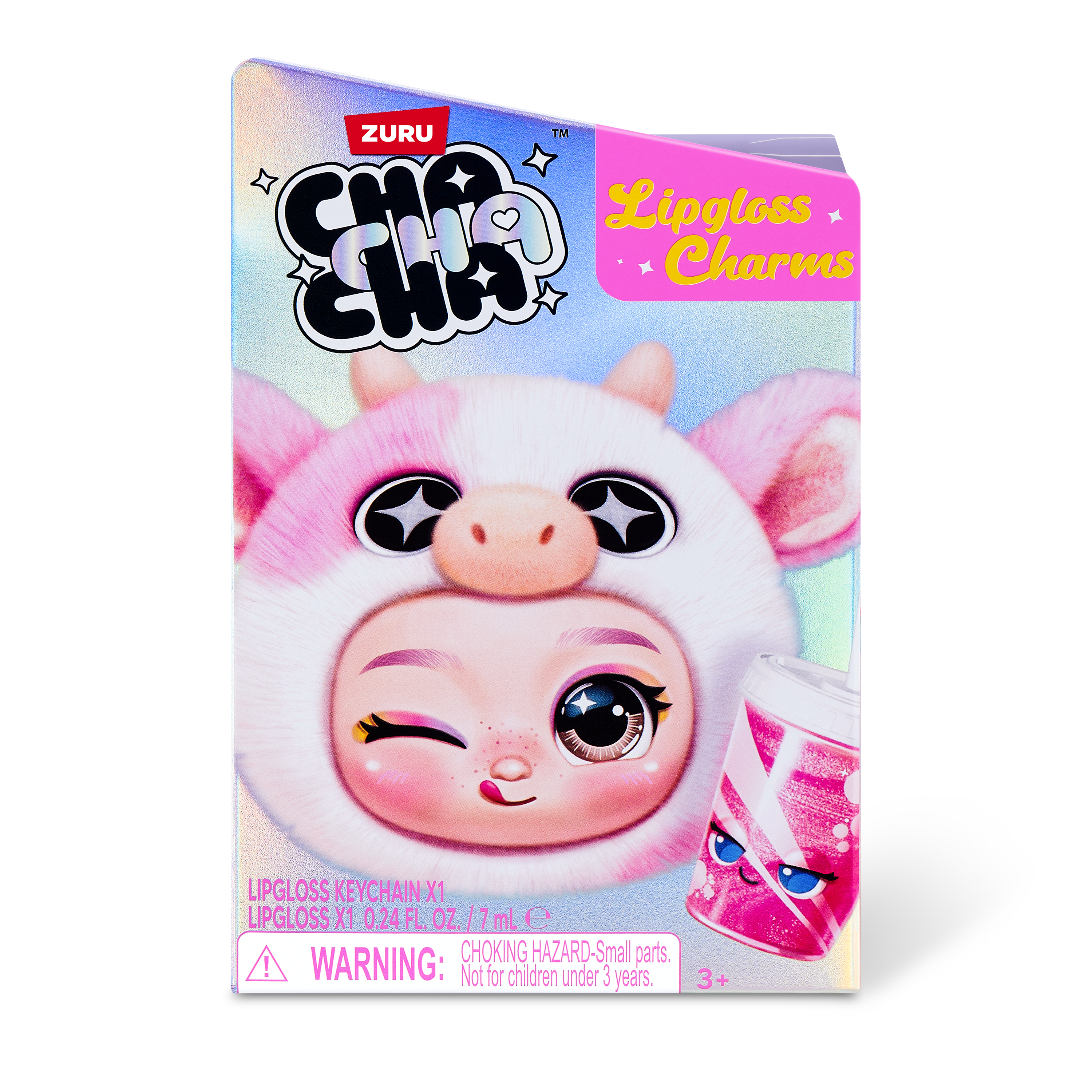 Cha Cha Cha Character Lipgloss Nyckelring