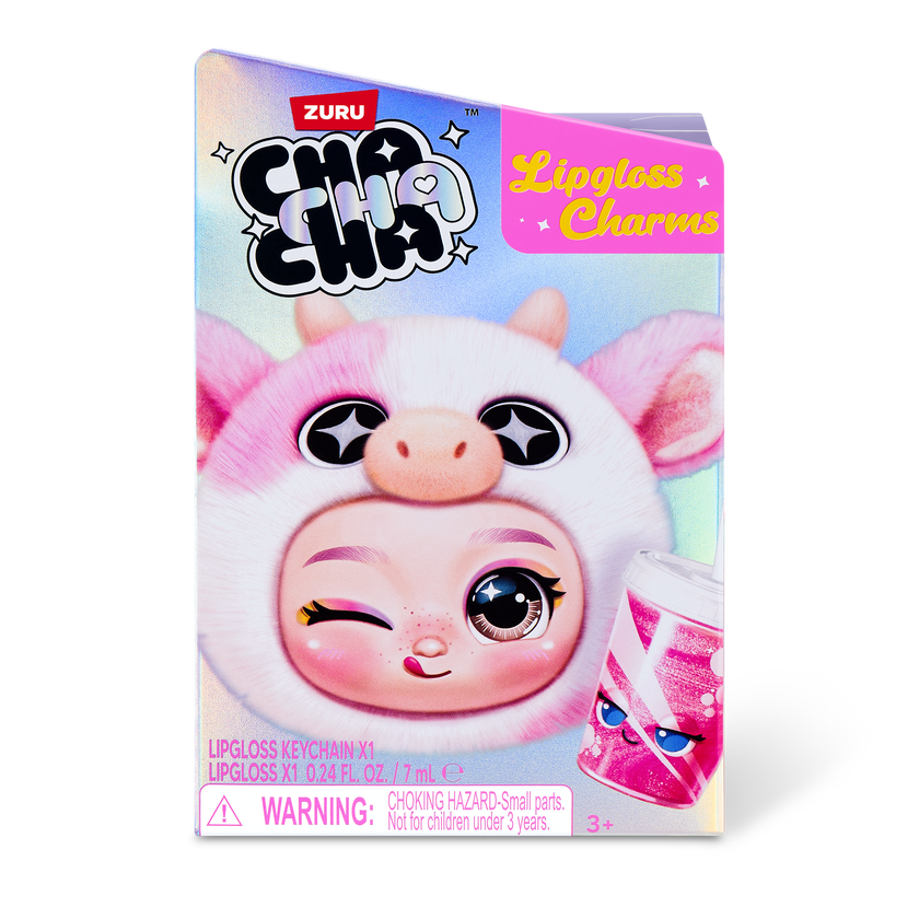 Cha Cha Cha Character Lipgloss Nyckelring