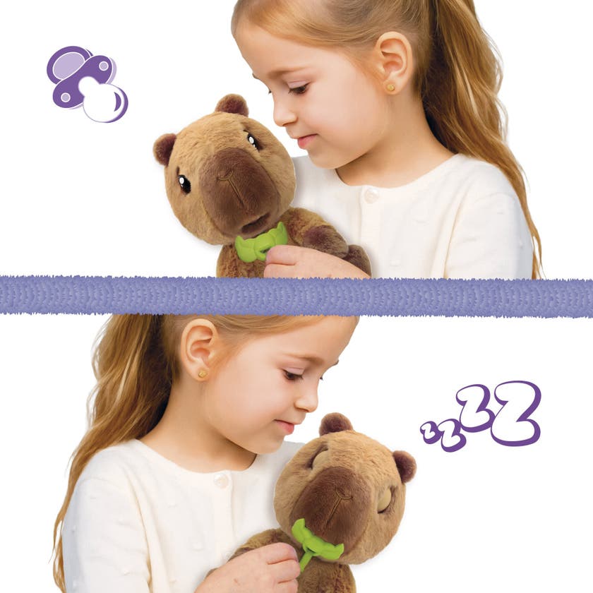 Baby Paws Capibara - Interaktiv gosedjur